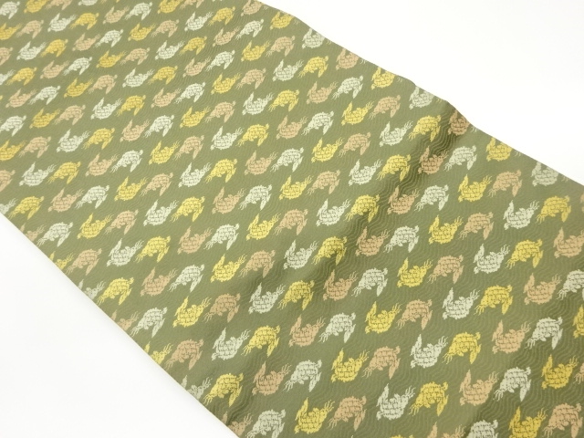 JAPANESE NAGOYA OBI / WOVEN RUGGED SHORE